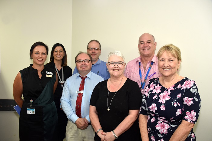 Logan Hospital staff and CLE staff at Logan Hospital